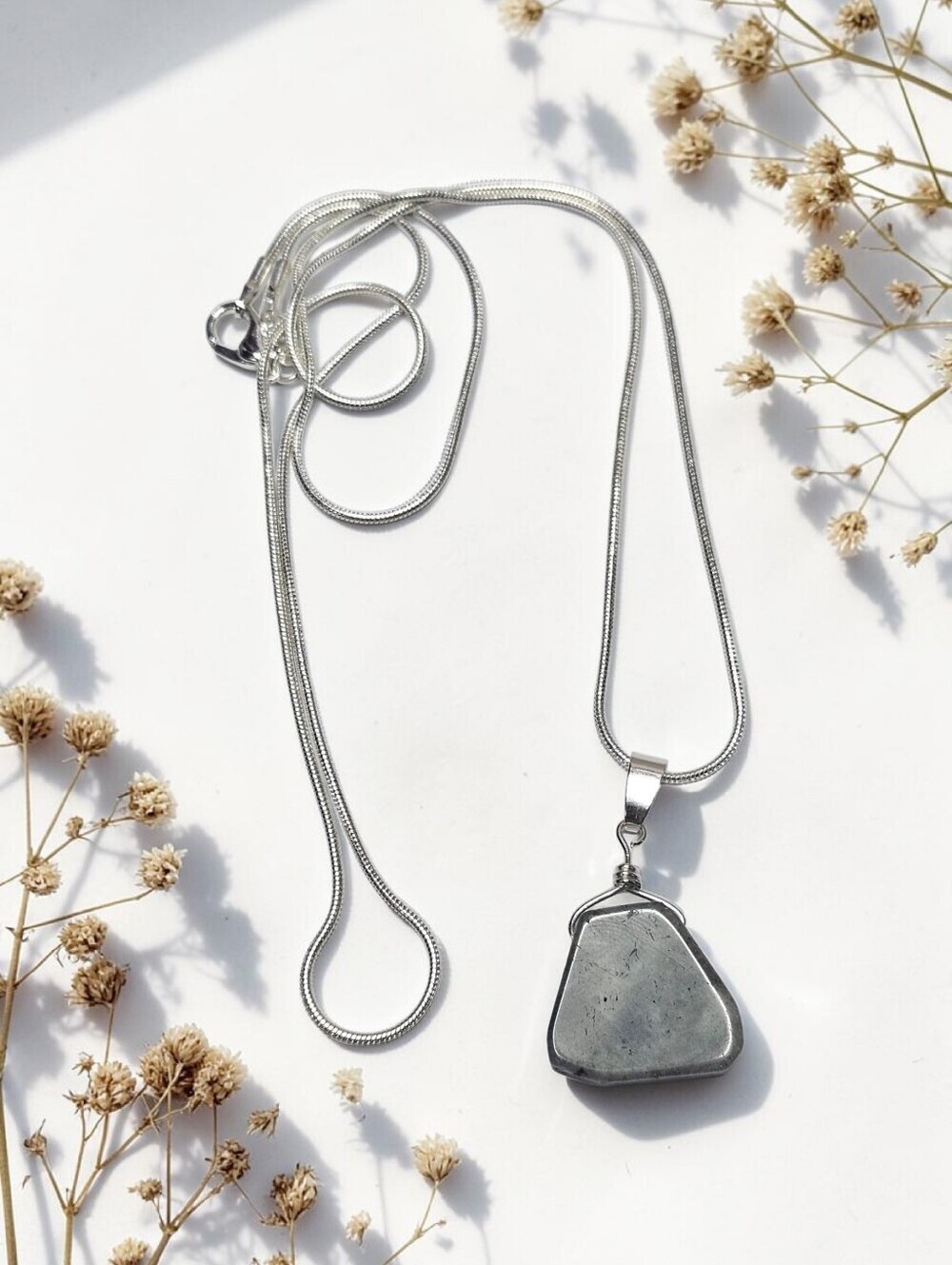 Gray Labradorite Pendant